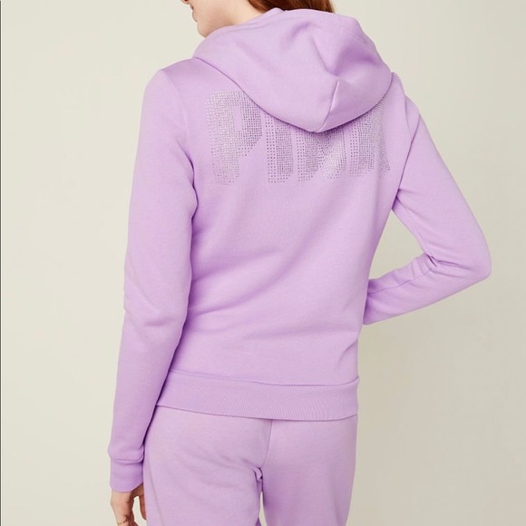 VS PINK OUTFIT Victoria's Secret PINK Bling
FullZip & Matching Joggers size L XL - Picture 4 of 12
